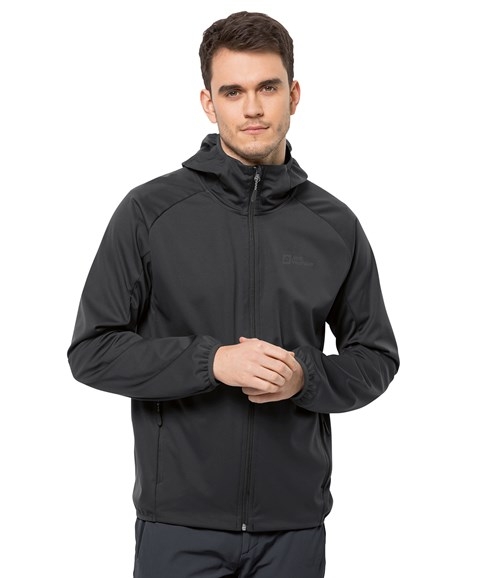 Hooded softshell jacket