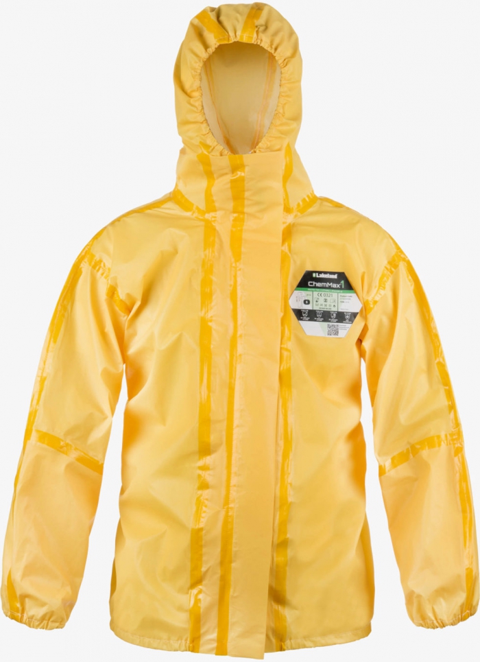 ChemMax 1 Jacket with hood elasticated hood double sleeves
