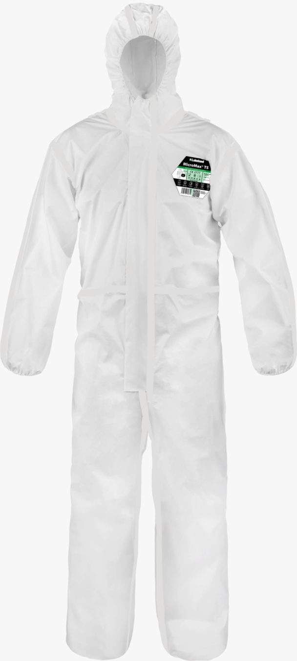 Micromax TS Coverall with elasticated hood cuffs waist and ankles