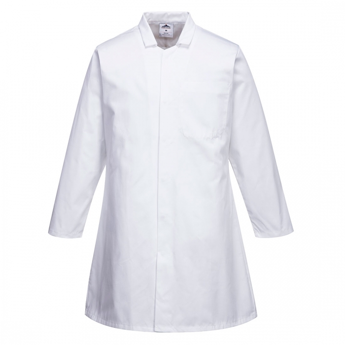 Food Coat White Unisex