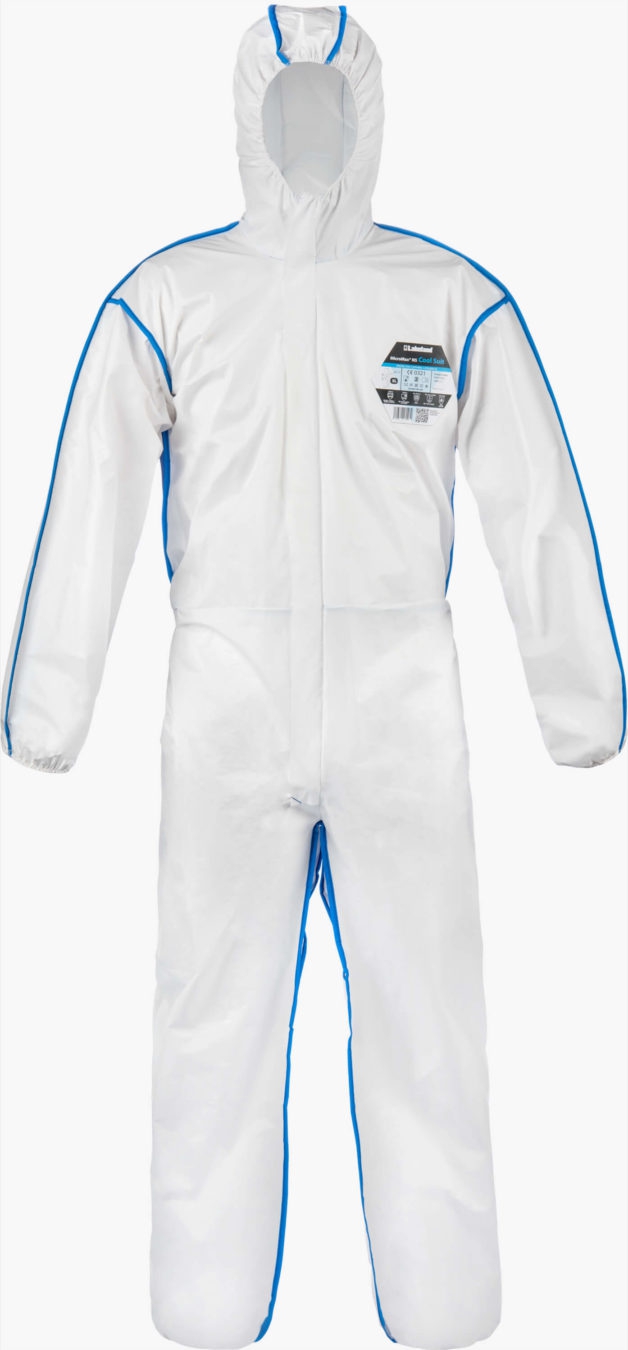 MicroMax NS Cool Suit coverall with elasticated hood cuffs waist and ankles