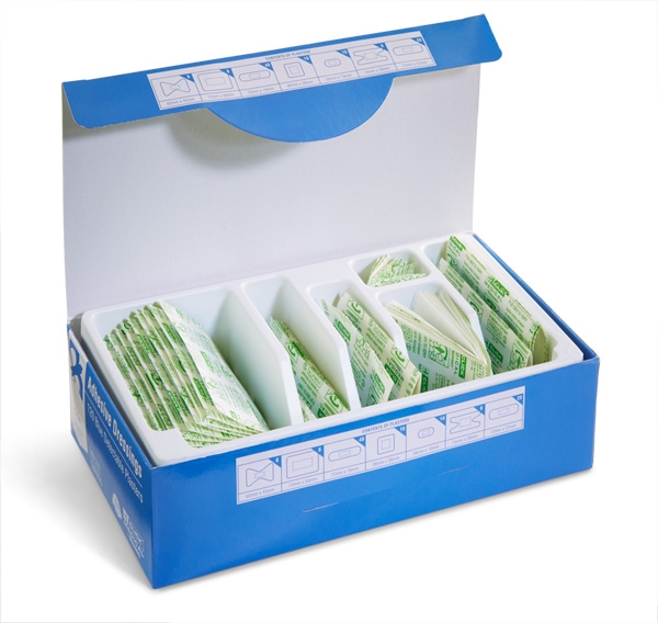 Blue Detectable Plasters Assorted box of 120