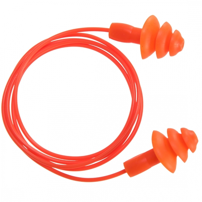 Reusable Corded TPR Ear Plugs 50 pairs